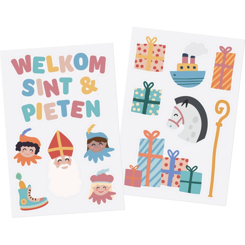 Sinterklaas raamstickers