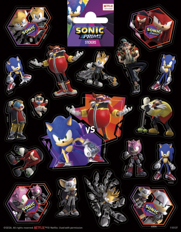 Sonic stickervel