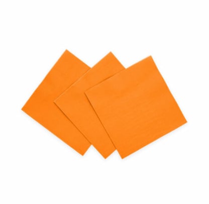 20 Servetten 3-laags 24x24cm FSC – Oranje