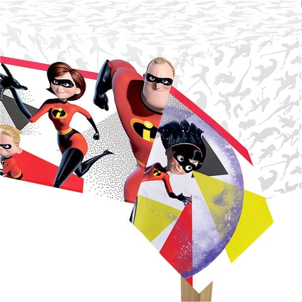 Disney The Incredibles 2 tafelkleed 120 x 180 cm.